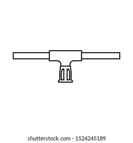 Isolated object of system and sprinkler symbol. Graphic of system and suppression vector icon for stock.