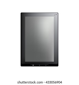 Isolated object. The tablet on a white background. Realistic object.