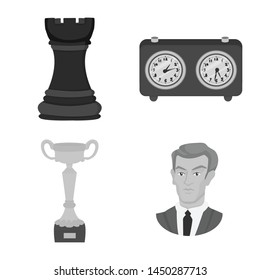 Isolated object of tactical and play logo. Collection of tactical and thin vector icon for stock.
