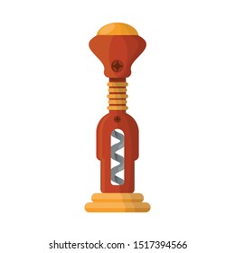 Isolated object of tailspin and corkscrew-spin sign. Graphic of tailspin and screw vector icon for stock.