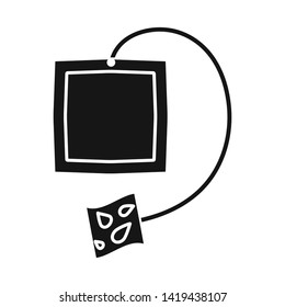 Isolated object of tea and bag  sign. Set of tea and label  vector icon for stock.