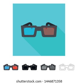 Isolated object of television and filming logo. Collection of television and viewing vector icon for stock.