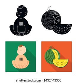 Isolated object of test and synthetic logo. Collection of test and laboratory vector icon for stock.