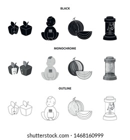 Isolated object of test and synthetic logo. Collection of test and laboratory vector icon for stock.