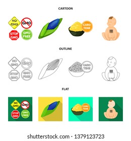 Isolated object of test and synthetic symbol. Collection of test and laboratory vector icon for stock.