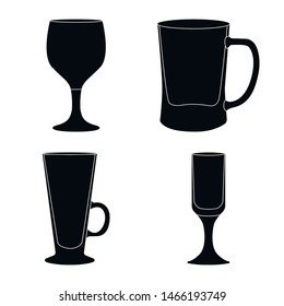 Isolated object of texture and volume logo. Set of texture and container vector icon for stock.