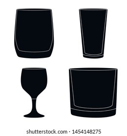 Isolated object of texture and volume sign. Set of texture and container vector icon for stock.