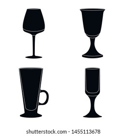 Isolated object of texture and volume sign. Collection of texture and container stock symbol for web.