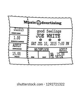 Isolated object of ticket and admission sign. Set of ticket and event vector icon for stock.