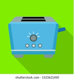 Isolated object of toaster and menu sign. Web element of toaster and instrument stock symbol for web.