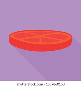 Isolated object of tomato and slice sign. Graphic of tomato and cut vector icon for Stock.