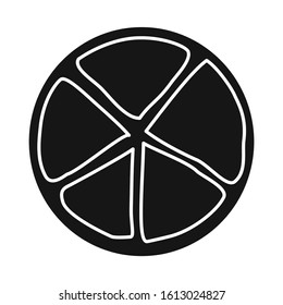 Isolated object of tomato and slice symbol. Graphic of tomato and vegetable Stock vector illustration.