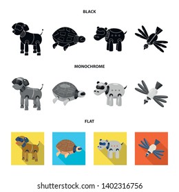 Isolated object of toy and science icon. Collection of toy and toy stock symbol for web.