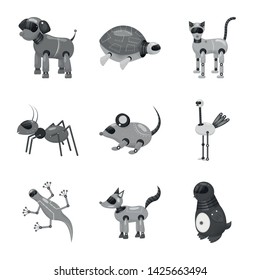 Isolated object of toy and science logo. Set of toy and toy stock vector illustration.