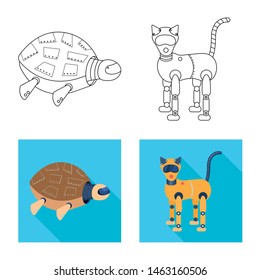 Isolated object of toy and science logo. Collection of toy and toy vector icon for stock.