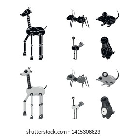 Isolated object of toy and science sign. Set of toy and toy vector icon for stock.
