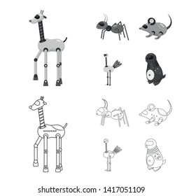 Isolated object of toy and science sign. Collection of toy and toy vector icon for stock.