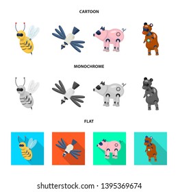Isolated object of toy and science symbol. Collection of toy and toy stock vector illustration.