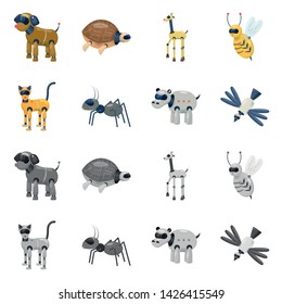 Isolated object of toy and science symbol. Collection of toy and toy stock vector illustration.