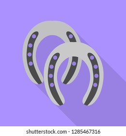 Isolated object of track and racing  sign. Collection of track and riding stock vector illustration.