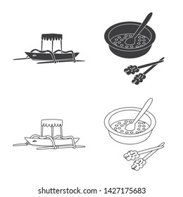 Isolated object of and travel icon. Collection of and traditional stock symbol for web.