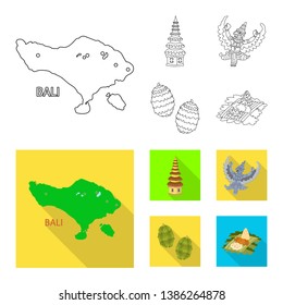 Isolated object of  and travel icon. Set of  and traditional vector icon for stock.