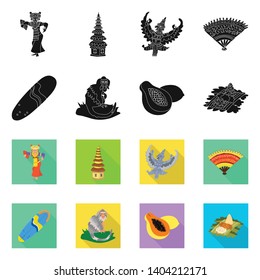Isolated object of  and travel icon. Set of  and traditional vector icon for stock.