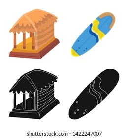Isolated object of  and travel icon. Set of  and traditional vector icon for stock.