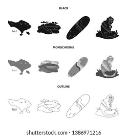 Isolated object of  and travel logo. Collection of  and traditional vector icon for stock.