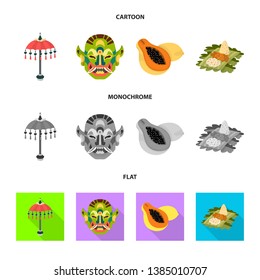 Isolated object of  and travel symbol. Set of  and traditional vector icon for stock.