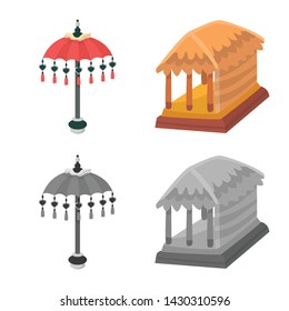 Isolated object of and travel symbol. Set of and traditional stock symbol for web.