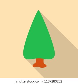Isolated object of tree and nature sign. Collection of tree and crown stock vector illustration.