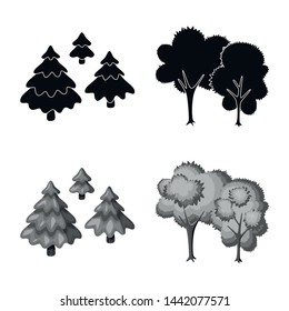 Isolated object of urban and street logo. Collection of urban and relaxation stock symbol for web.