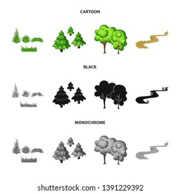 Isolated object of urban and street symbol. Collection of urban and relaxation vector icon for stock.