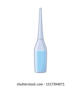 Isolated object of vial and tool symbol. Graphic of vial and vaccine vector icon for stock.