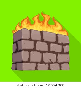 Isolated object of virus and secure sign. Set of virus and cyber vector icon for stock.