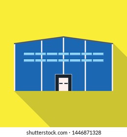 Isolated object of warehouse and distribution logo. Set of warehouse and business vector icon for stock.