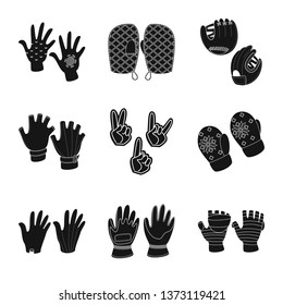 Isolated object of warm and comfort icon. Set of warm and style stock vector illustration.