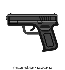 Isolated object of weapon and gun sign. Collection of weapon and army stock symbol for web.