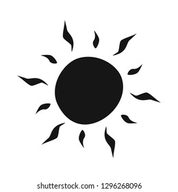 Isolated object of weather and climate icon. Collection of weather and cloud stock vector illustration.