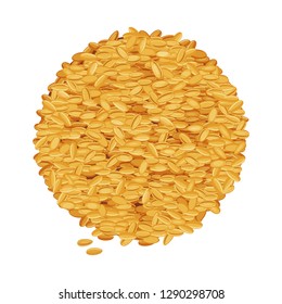 Isolated object of wheat and corn symbol. Collection of wheat and harvest vector icon for stock.