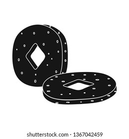 Isolated object of wheel and prehistoric icon. Collection of wheel and tools vector icon for stock.