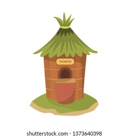 Isolated object of window and counter symbol. Collection of window and ticket stock symbol for web.