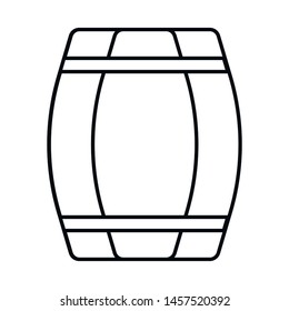 Isolated object of wooden and barrel icon. Set of wooden and cask stock vector illustration.