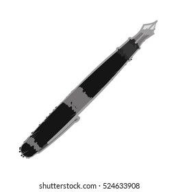 isolated office pen icon vector illustration graphic design