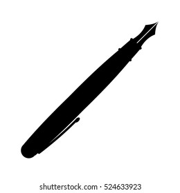 isolated office pen icon vector illustration graphic design