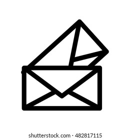 Isolated office supply icon on a white background, Vector illustration