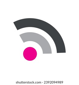 Isolated office wifi icon Vector illustration