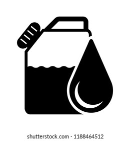 Isolated oil galloon container icon