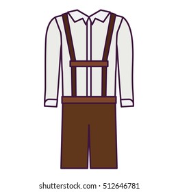 Isolated oktoberfest icon of germany culture